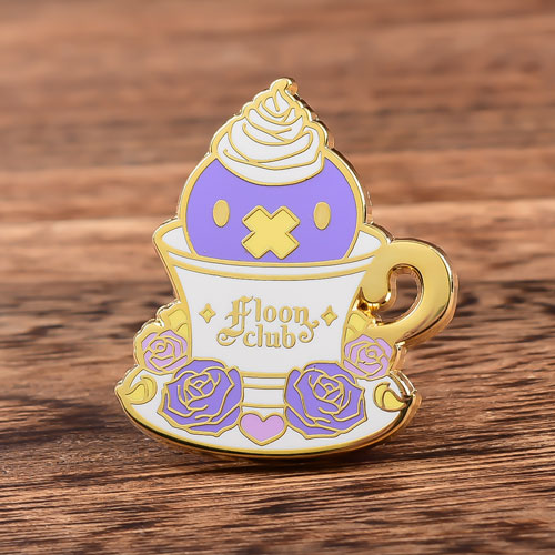 Floon Club Cut-out Enamel Pins