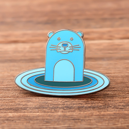 Blue Otter Custom Enamel Pins