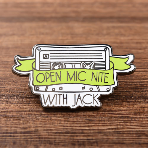 Open Mic Nite Hard Enamel Pins