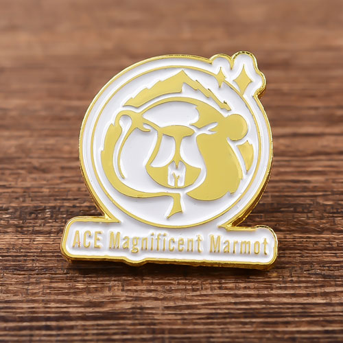 Ace Magnificent Marmot Enamel Pins