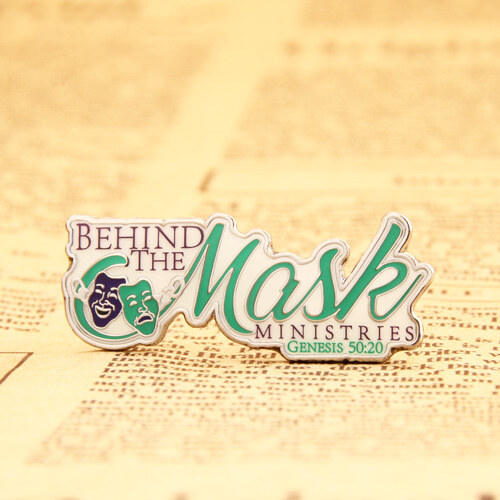 Behind The Mask Custom Pins