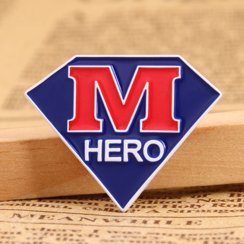 M Hero Enamel Pins