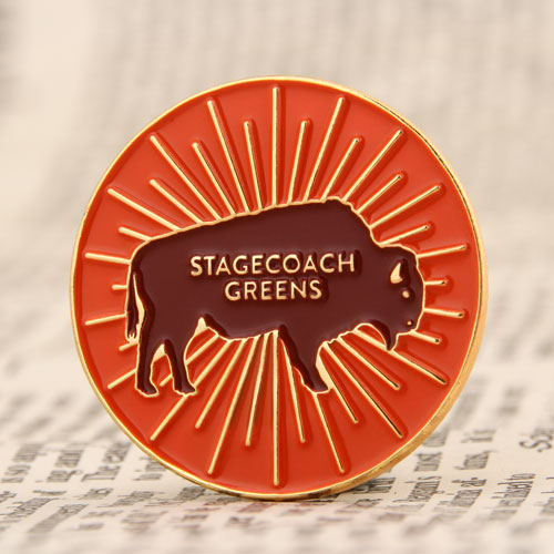 Stagecoach Greens Enamel Pins