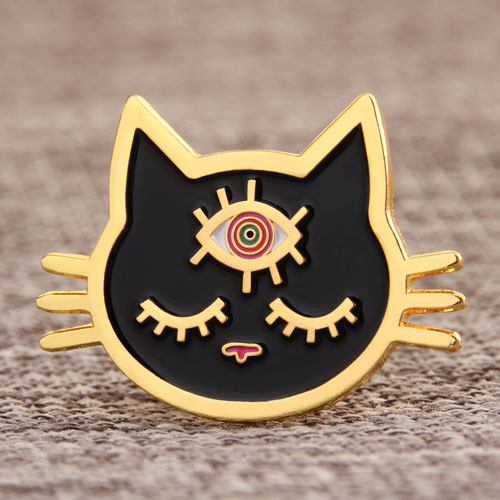 Black Cat Custom Enamel Pins