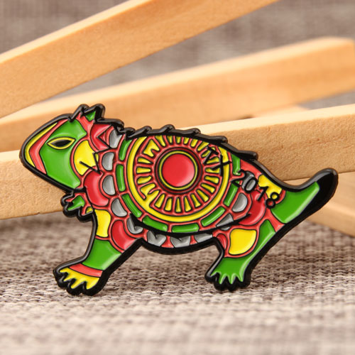 Chameleon Custom Enamel Pins