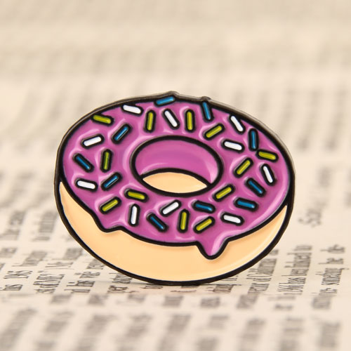 Doughnut Enamel Pins No Minimum