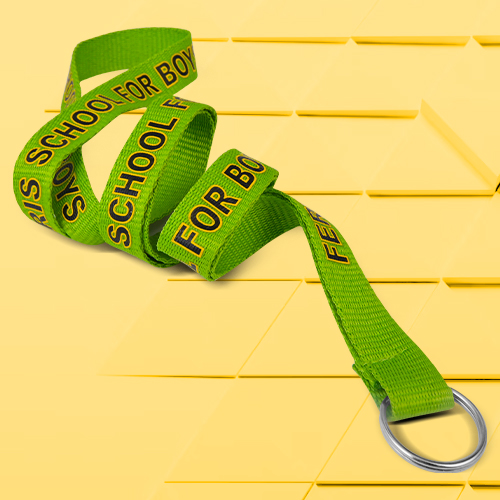 Economy No-Twist Lanyards, Full Color Imprint (One Side) , Polyester Lanyard