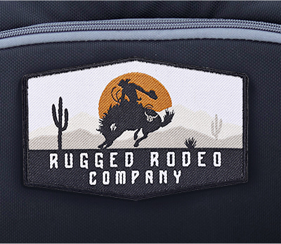 custom woven patches for backpacks