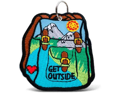 make your own embroidered keychains