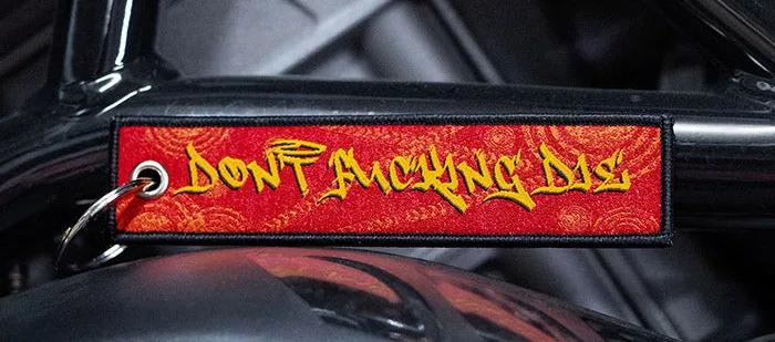 custom keychain embroidery