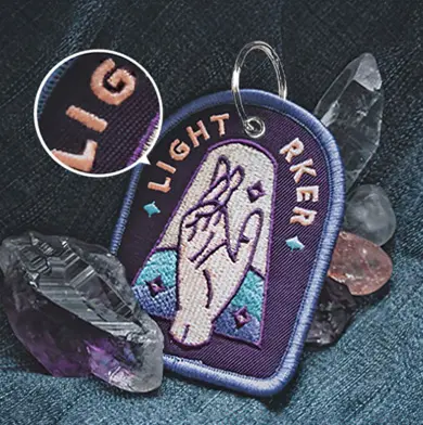 Custom Embroidered Keychains with No Minimum Custom Embroidered Keychains with No Minimum