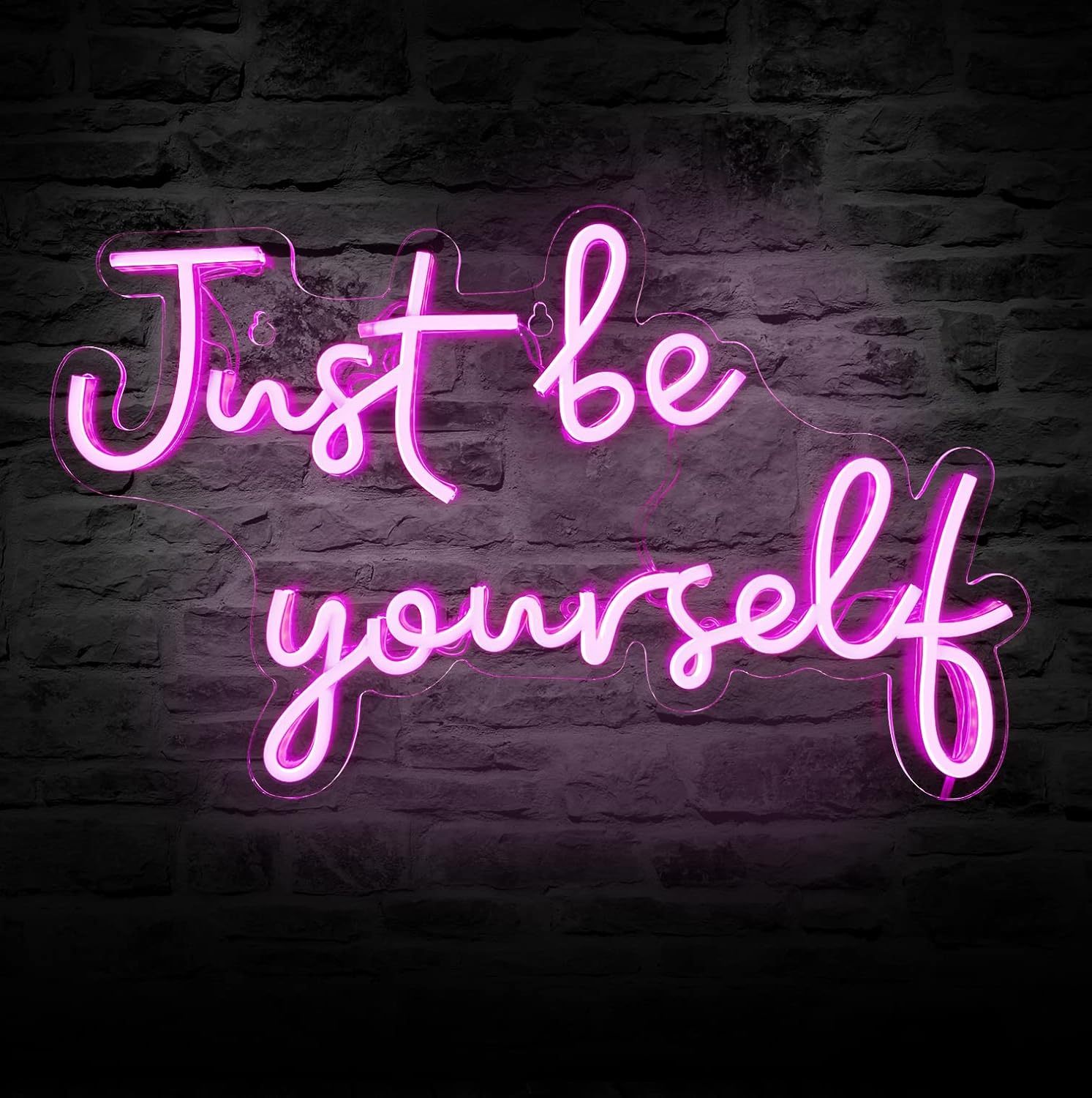 Just Be Yourself Neon Signs
