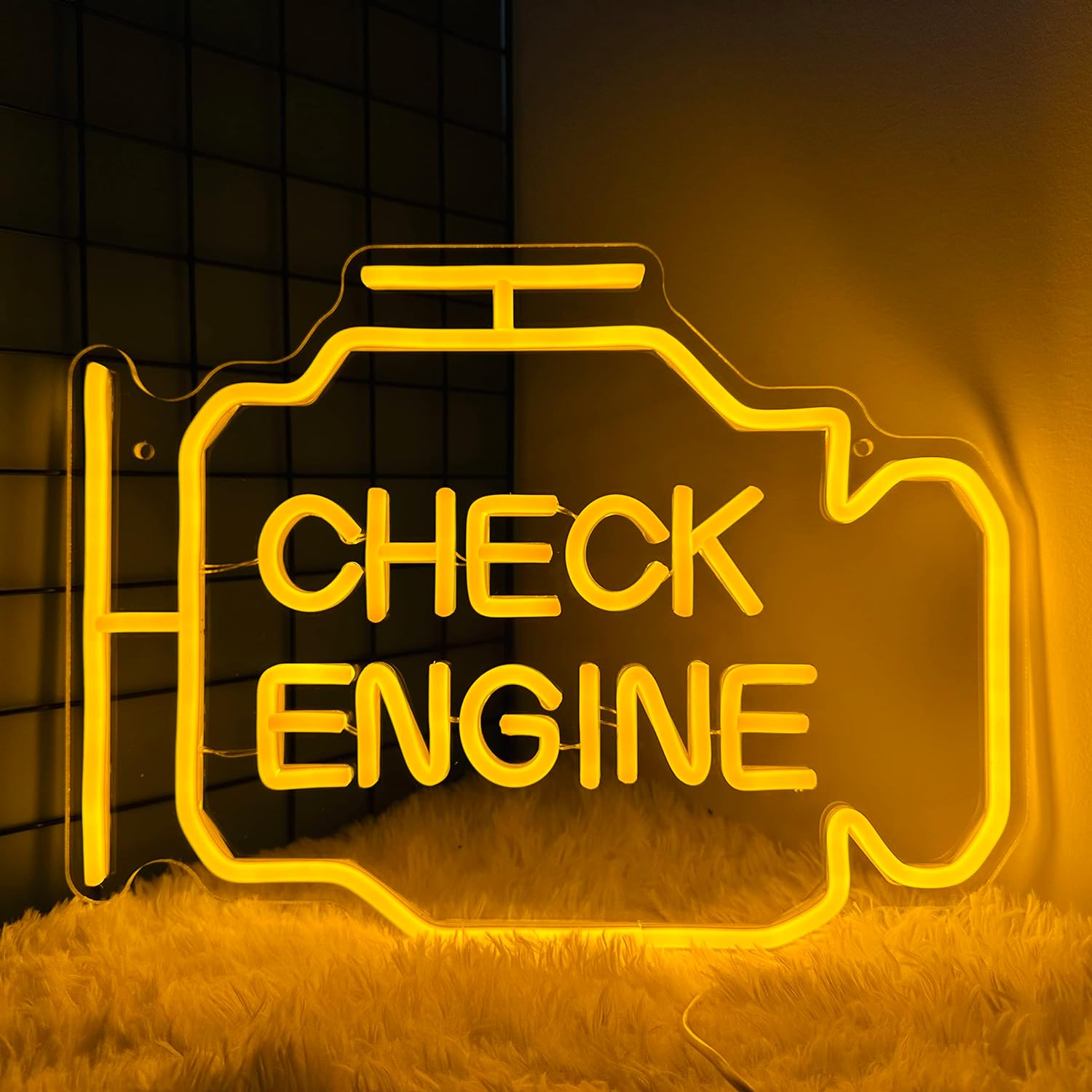Check Engine Light Neon Signs