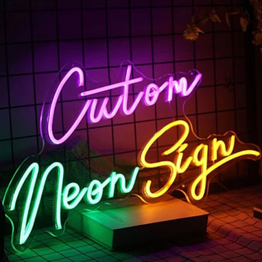 Static Color Custom Neon Signs