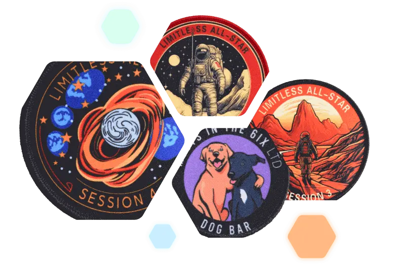 custom printed patches