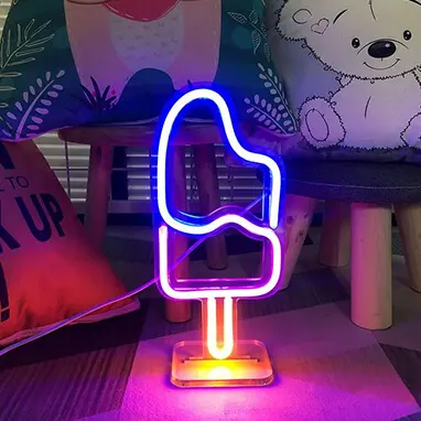 Custom Neon Signs with Stand Custom Neon Signs with Stand