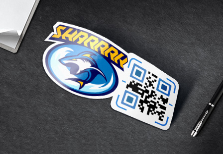 Uncoated QR Code Stickers 
