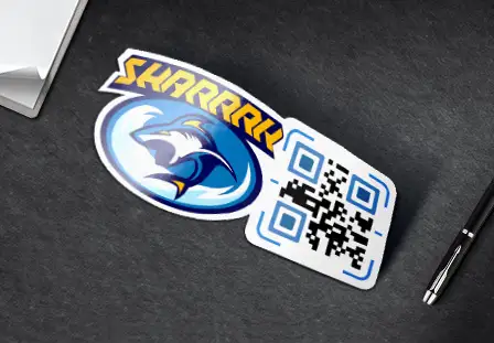 Uncoated QR Code Stickers 