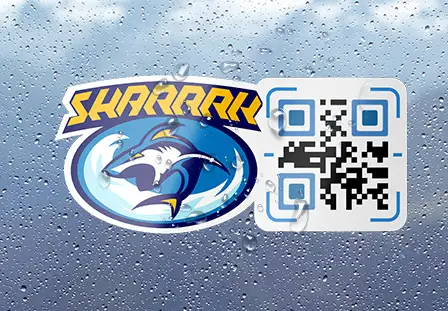 Matte Finish QR Code Stickers 