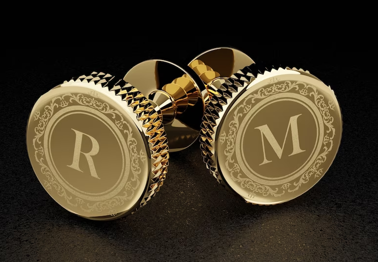 Custom made cufflinks