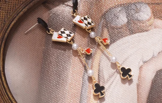 complex designs custom dangle earrings