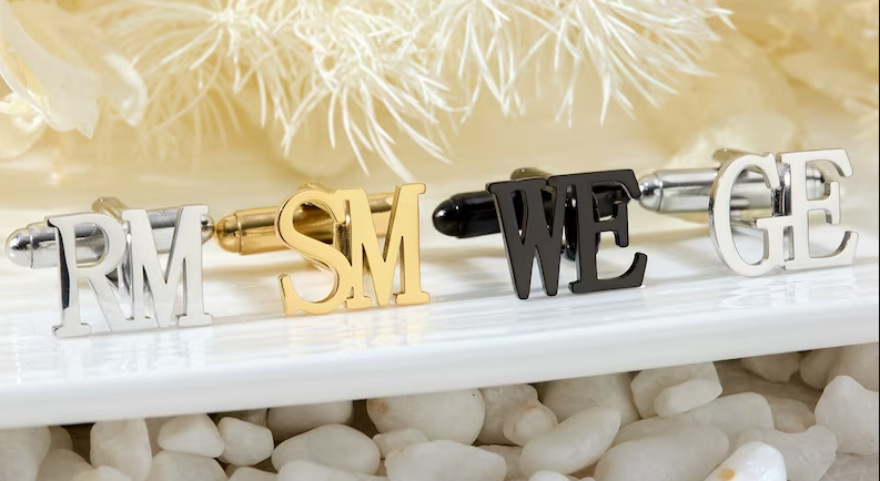 cufflinks with initials