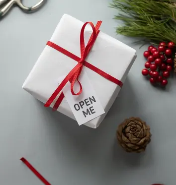 red grosgrain ribbon