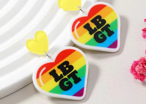 custom logo earrings