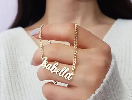 name necklace custom