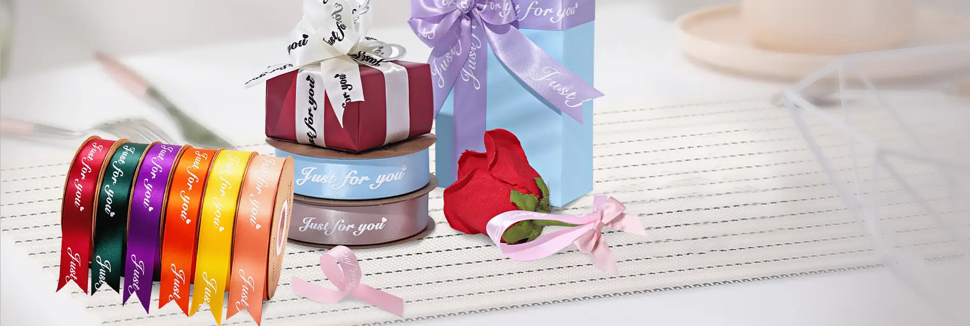 personalized satin ribbon