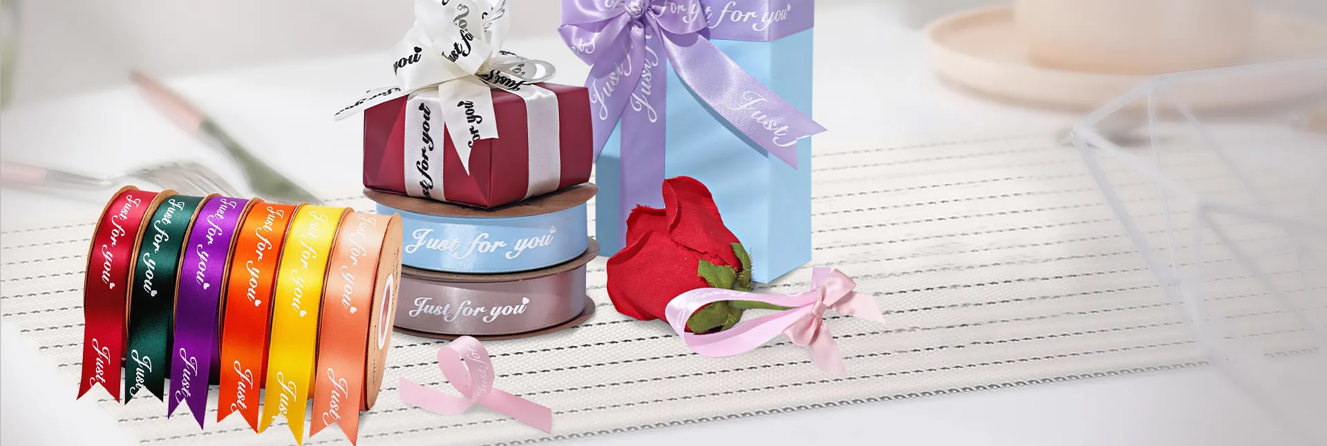 personalized satin ribbon