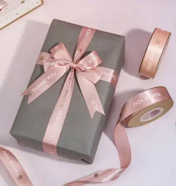 pink satin ribbon