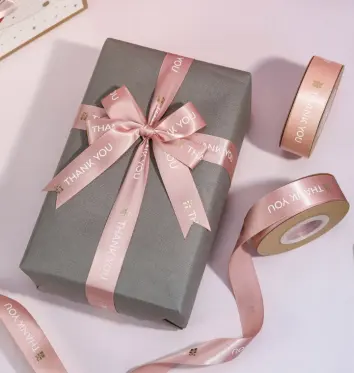 pink satin ribbon