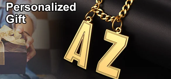 initial pendant necklace