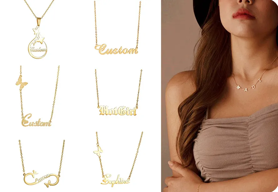 custom necklace with name