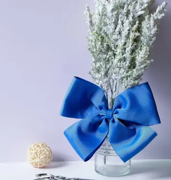 blue grosgrain ribbon