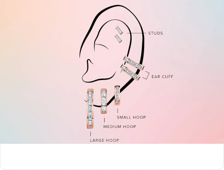 Hoop or Stud, Various Styles