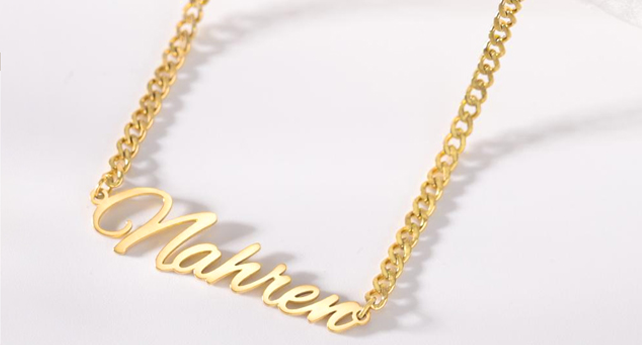 necklace with name on it