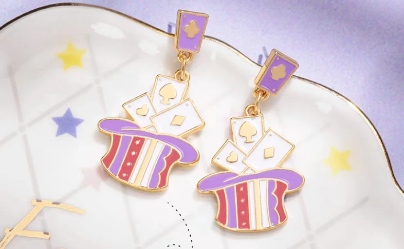 Custom Enamel Earrings No Minimum