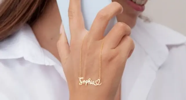 necklace with name necklace with name