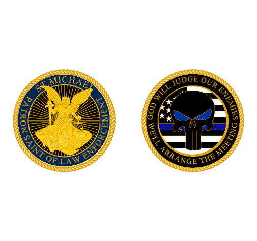 police challenge coin template 3