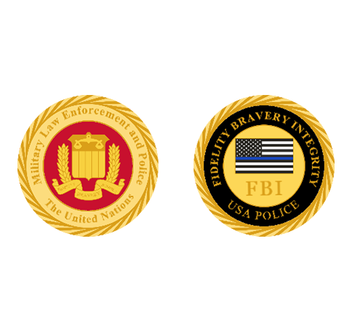 police challenge coin template 5