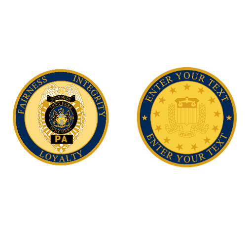 police challenge coin template 14