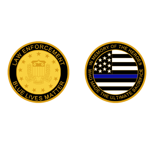 police challenge coin template 4