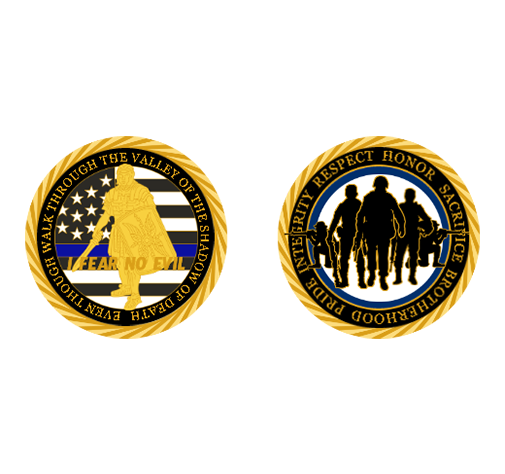 police challenge coin template 15