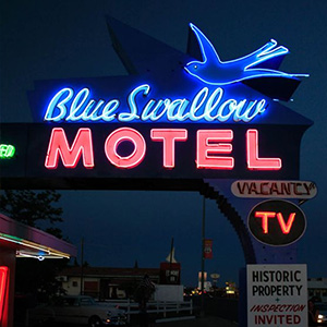 Insegna al neon per esterni del motel personalizzata