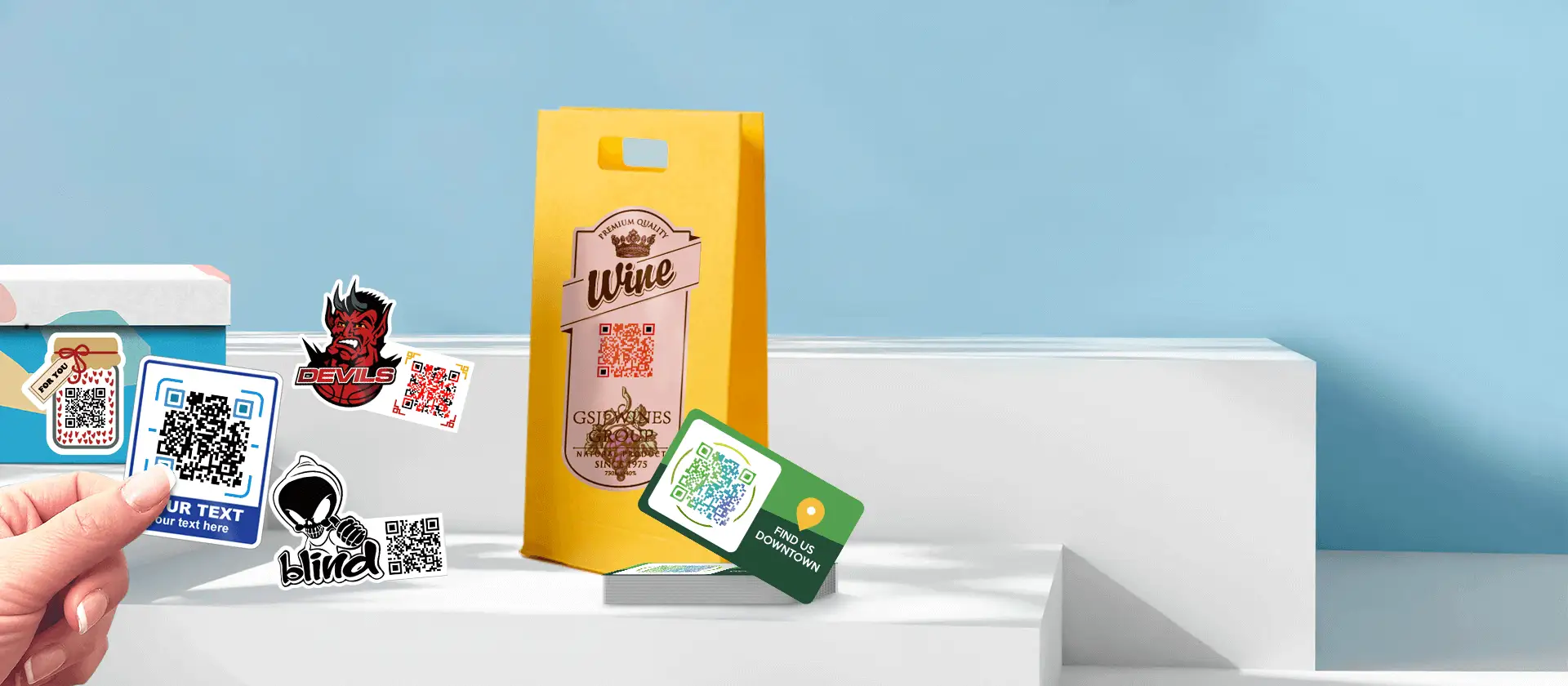 Customize Your QR Code Stickers