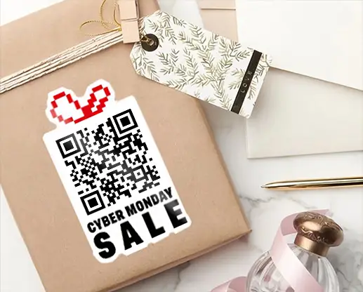 Sales QR Code Stickers