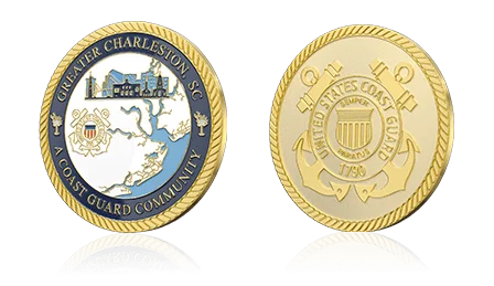 Custom Coast Guard Challenge Coins