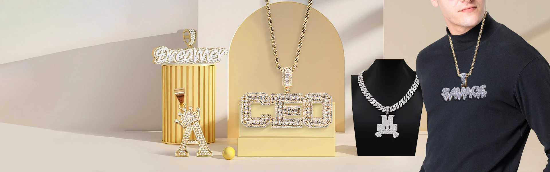 Moissanite Pendants banner